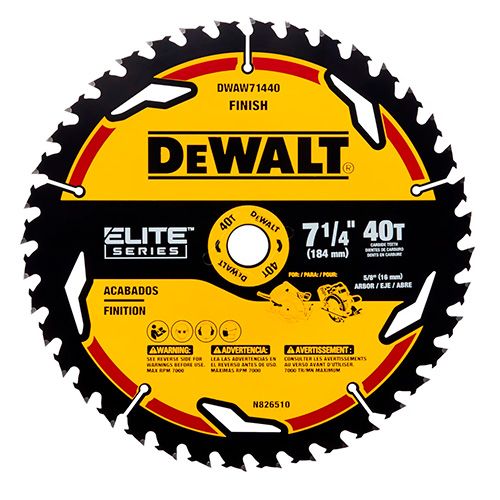 DISCO SIERRA CIRCULAR ELITE 7.14 X 40 DTES DWAW71440
