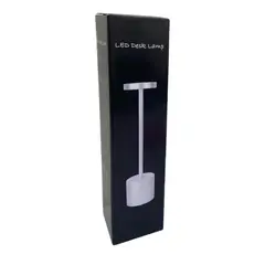 GENERICO - LAMPARA LED DE MESA 24 LED TOUCH 3 TONOS DE LUZ RECARGABLE