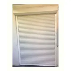 PERSIALUX - Persiana Exterior de Seguridad Color Blanco de 1mts. Ancho x 1mts. de Alto Motorizada