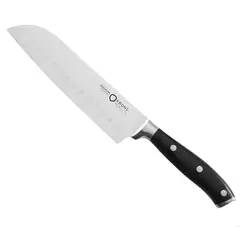 KRONS - Cuchillo Santoku 18 cm Acero Inoxidable Línea Signature