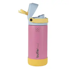 BUFFER FLASK - Termo Botella Termica Agua Buffer Niño Niña Acero Inox 550ml - Rosa