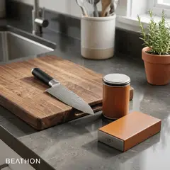 BEATHON - Afilador de Cuchillos Rodillo Manual Uso Profesional Kiosclub