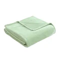 ILLUSIONS - Frazada Flannel Lisa Illussions 2 Plazas Olivo