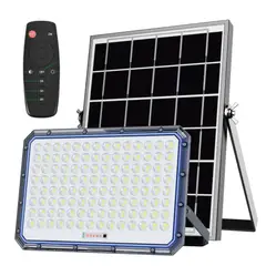 BAZUCA - Foco Reflector Solar LED 3000W Exterior + Panel Solar + Control Remoto IP67