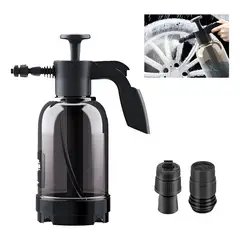KUANGYE - Pulverizador De Bomba Para Coche, 2.0l Manual Espuma De Lavado De Coches Regadera De Alta Presión