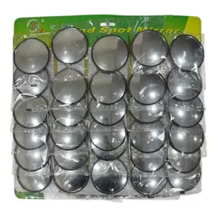 GENERICO - Blister De 30 Unidades De Espejos De 3 Pulgadas Borde Negro