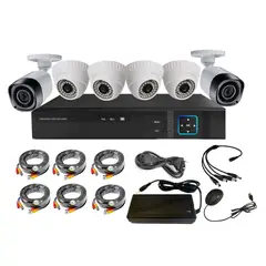 VIPA - Kit Seguridad Mixto 6 Cámaras HD - M62L