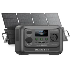 BLUETTI - Estacion de Energia Portátil 600w 288Wh Con Panel Solar 130 W Generador Solar para Acampar, Emergencias, Viajes