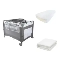 INFANTI - Cuna Playard Always Más Colchón Más Protector Premium