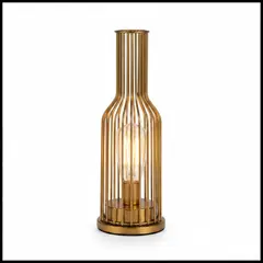 GENERICO - Lampara de Mesa Vintage LED Decorativa a Pilas Velador