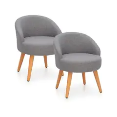 SDFIT - Sillas Pack 2x Unidades Gris Claro - 830-11 - Modelo D43