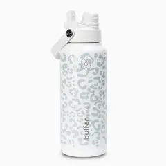 BUFFER FLASK - Termo Botella Agua Termica Acero Inox 1L 2 en 1 - Crema