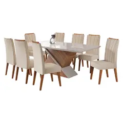 DI PORETTI - Juego de Comedor Elite 8S
