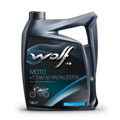 GENERICO - ACEITE MOTO 4T 15W50 RACING 1L SINTETICO WOLF