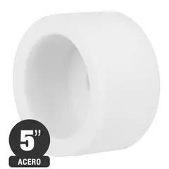 ISESA - Piedra Copa Recta Óxido de Aluminio Blanco Aceros Grano 60 5x2.5