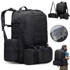 EVERSO - Mochila Tactica Militar 50l Impermeable Multiusos Camping