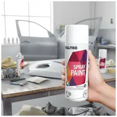FULLTEC - Pintura Spray Tela Madera Metal Plastico Ploeo Vehicular Blanco