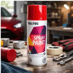 FULLTEC - Pintura Spray Tela Madera Metal Plastico Ploeo Vehicular Rojo 5