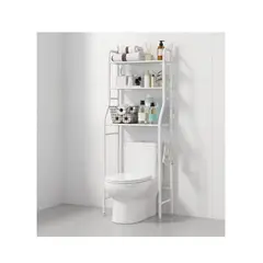 GENERICO - Estante Mueble Organizador De Baño 3 Niveles Repisa Color Blanco