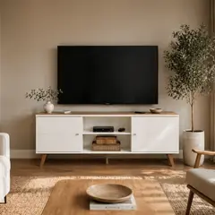 EXIT - Rack TV hasta 75 pulgadas 180x64x38 cm Beige - Aracaju