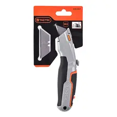 TACTIX - CUCHILLO CARTONERO RETRACTIL TRABAJO PESADO