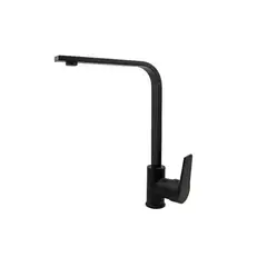 TAUMM - Llave Monomando Lavaplato Vertical Notte Negro Mate