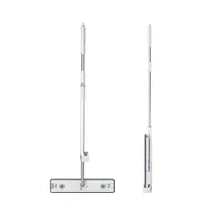GENERICO - Limpiador de Pisos Industrial XL - Cabezal de 45.5 cm Mango de Acero Inoxidable 148.5cm - 1 Unidad