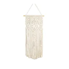 VATYERTY - Colgante de pared de macramé, decoración geométrica bohemia chic, estilo A