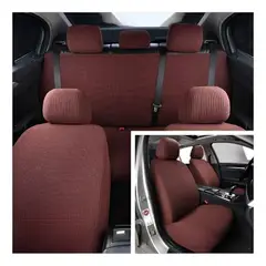 GENERICO - Cubreasiento Texturizado De Auto 3 Piezas