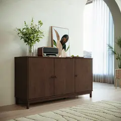 ROCA - Buffet 3 Puertas + 3 Cajones Essencia Caoba 80 x160 x47