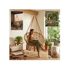 GENERICO - Silla Hamaca Colgante Columpio Terraza