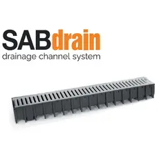 GENERICO - Canal de Drenaje SABdrain 100x50 1m A15 Rejilla Galvanizada