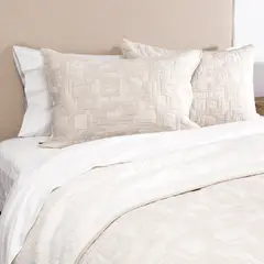 FABRICS - Quilt jacquard sherpa Marfil