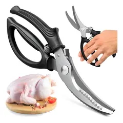 KUANGYE - Tijera De Acero Inoxidable Para Cortar Pollo Pescado Hueso