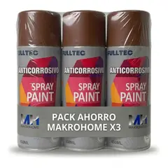 FULLTEC - Pack X3 Spray Anticorrosivo Y Antioxidante 400ml MARRON 142