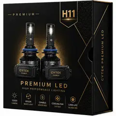 OEM - Kit de Luces Turbo LED H11 Canbus 65W Premium Ligth 12000Lm