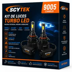 OEM - Kit de Luces Turbo LED 9005 Canbus 12000Lm 3D 360° 40W 6000K