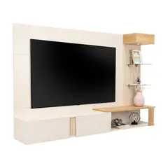 TUHOME - PANEL TV70 2 PUERTAS ISOLDE 132,3X208,7X34,5 CM CAPRI Y FRESNO