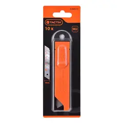 TACTIX - REPUESTO CUCHILLO CARTONERO 10 PZS DE 18 MM