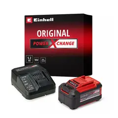 EINHELL - Starter Kit Cargador Y Bateria Pxc 5,2 Ah