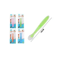 GENERICO - Cuchara de Alimentación Color aleatorio Premium para Inicio de Alimentación Complementaria y BLW
