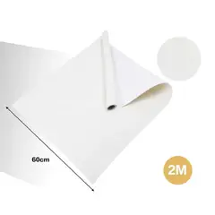 GENERICO - Papel Adhesivo Impermeable 2m x 60cm - Ideal Cocina y Baño