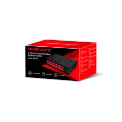 MERCUSYS - Switch de escritorio MS105G, 5 Puertos, 10/100/1000 Mbps, Ultra compacto, Plug and play