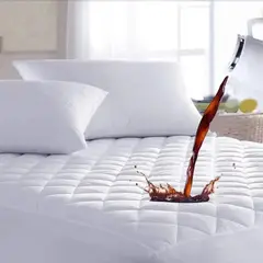 ZEE DREAMS - Cubrecolchon Impermeable Hipoalergénico Blanco