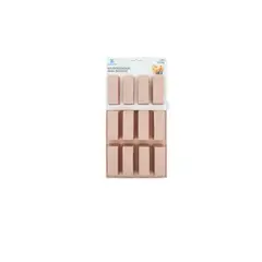 GENERICO - Molde Barra Rectangular Silicona 12 Unid