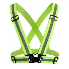 GENERICO - Arnés Elástico Reflectante Ajustable Seguridad para Running y Ciclismo