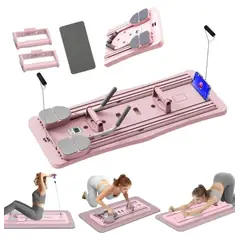 GENERICO - Tabla De Entrenamiento Fitness Multifuncional 6 En 1 ROSA