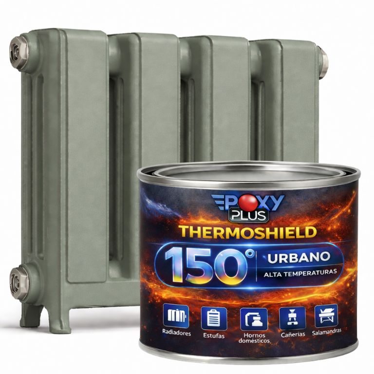 PINTURA ALTA TEMPERATURA - THERMOSHIELD - 2L GRIS CEMENTO