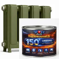 EPOXY - PINTURA ALTA TEMPERATURA - THERMOSHIELD - 2L VERDE OLIVO