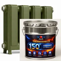 EPOXY - PINTURA ALTA TEMPERATURA - THERMOSHIELD - Tineta 4G - VERDE OLIVO